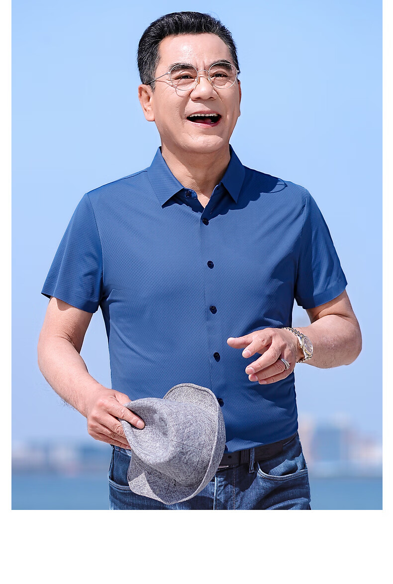 淘宝网男装短袖中年人_中年男装短袖介绍_中年男士服装淘宝推荐