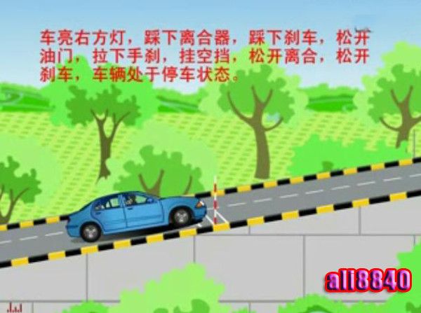 2024上坡定点停车技巧_停车上坡起步的标准_上坡停车视频