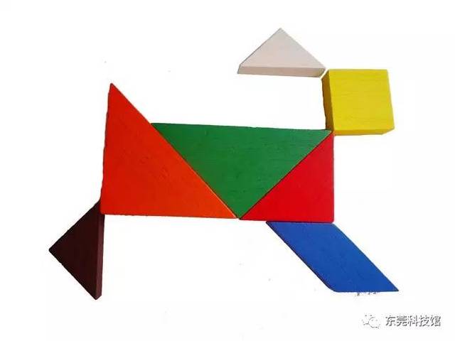 七巧板拼成的长方形_用七块七巧板拼长方形_七巧板方形拼图