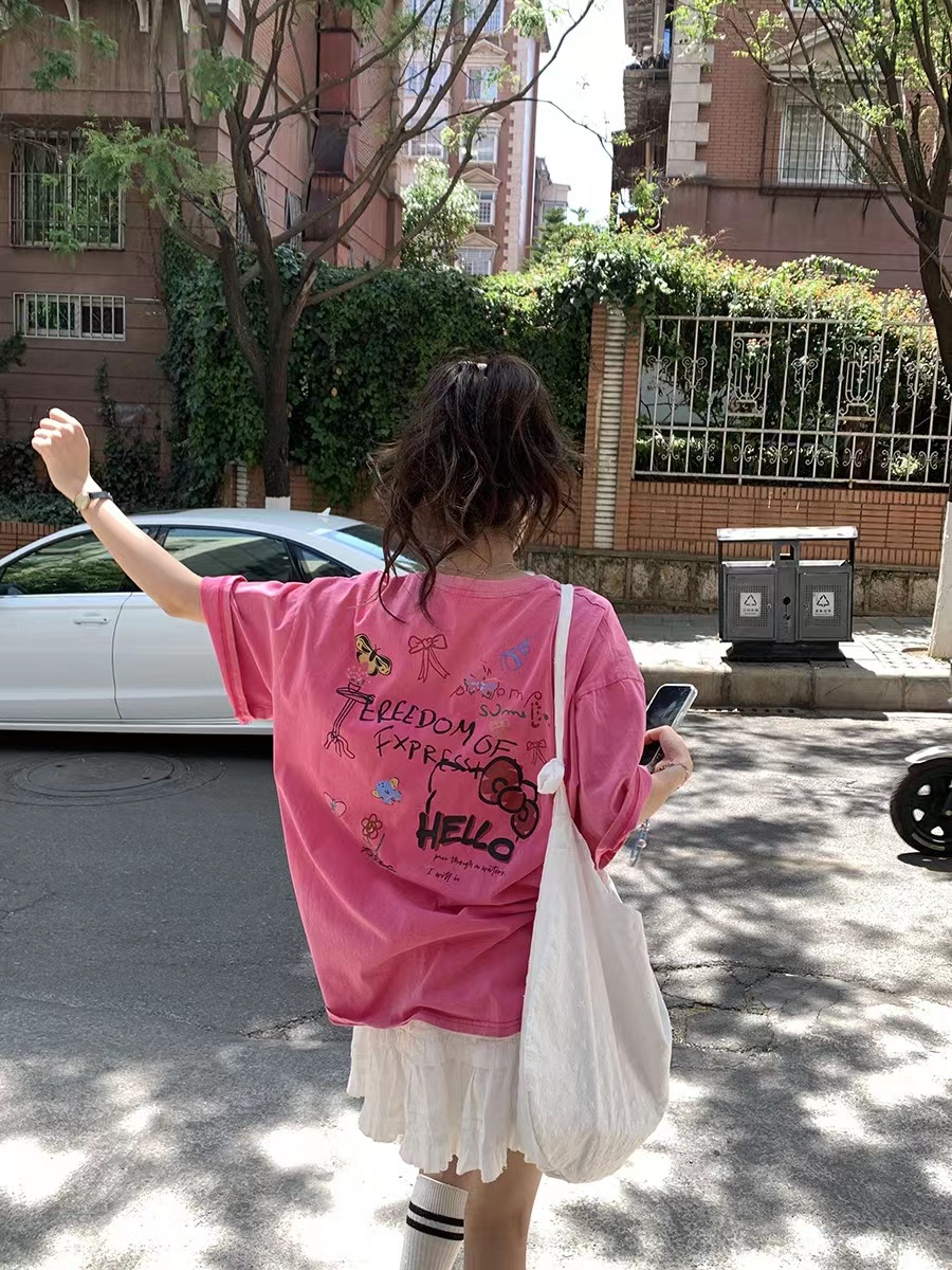 夏季女式短袖t恤_夏季体恤衫短袖女_夏天女短袖t衫