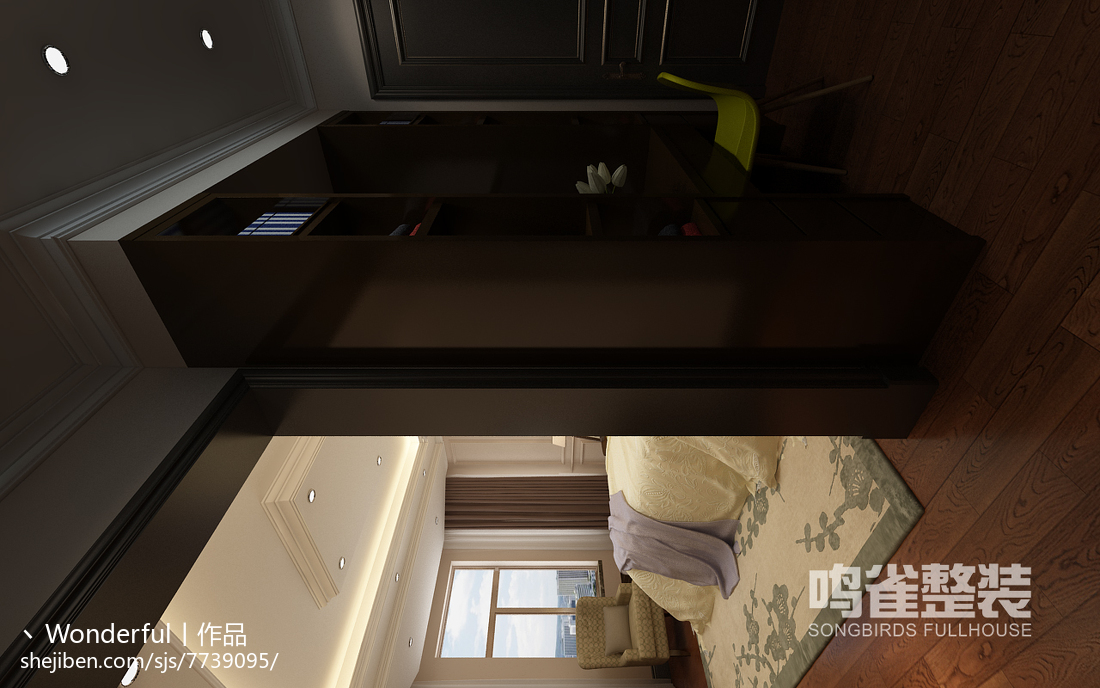圣诞主题的房间_圣诞房间装修效果图大全_豪华公主卧室圣诞版7k