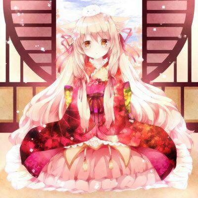 日本动漫有猫耳朵的女孩_带猫耳朵的萌动漫女生_动漫人物可爱呆萌女孩猫耳朵