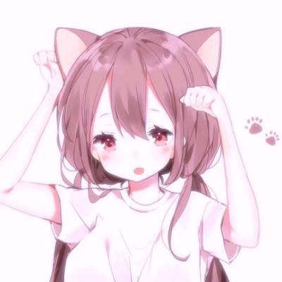 动漫人物可爱呆萌女孩猫耳朵_日本动漫有猫耳朵的女孩_带猫耳朵的萌动漫女生